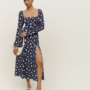 Reformation Sigmund Dress in Splatter (6)